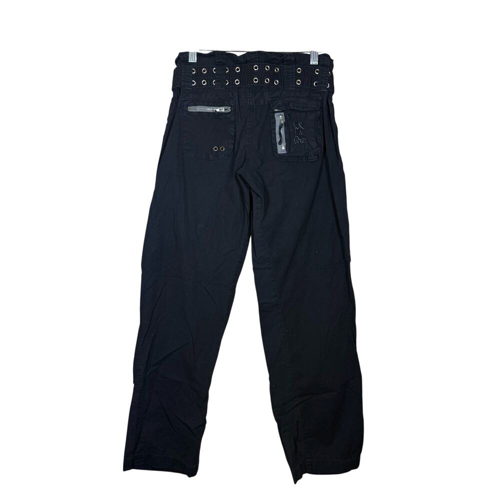 Pete & Greta Johnny Was Black Cargo Pants Casual sz 4 - Picture 2 of 6